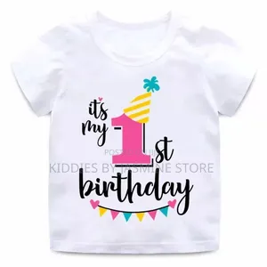 Boy Girls Unisex Birthday Tops