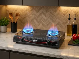 Double Burner Lg Table Top Gas With Auto Ignition