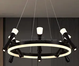 Nordic Minimalist Ring Branch Chandelier Stylish Lighting for Living