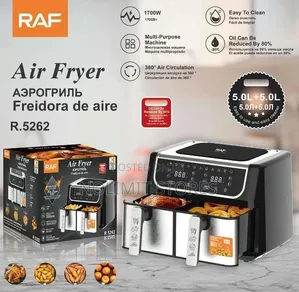 Raf Double Door Air Fryer 5+5 10l (1700w)