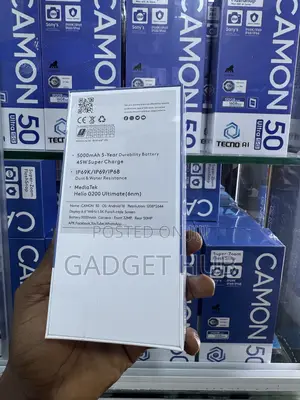 New Tecno Camon 50 256 GB Purple