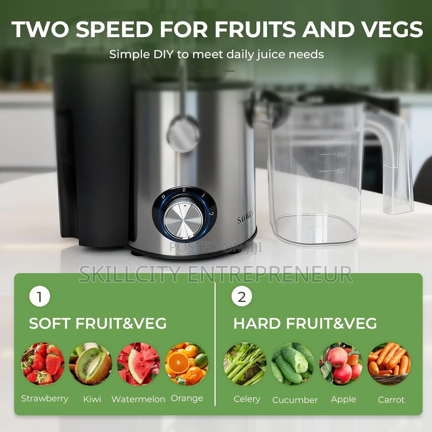 1200w Sokany Juice Extractor