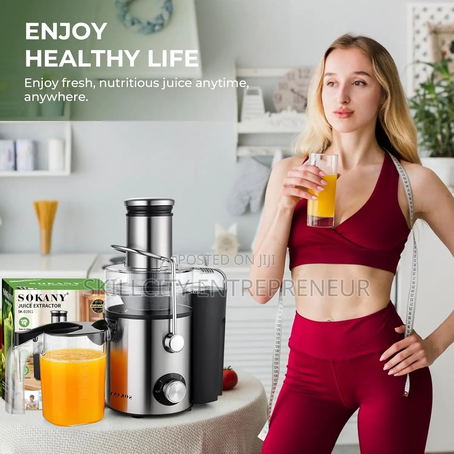 1200w Sokany Juice Extractor