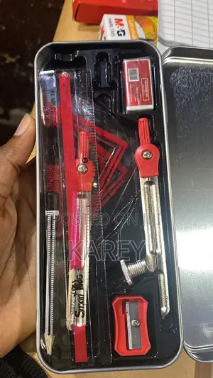 Mathset and Pencil Case of Different Brands Available