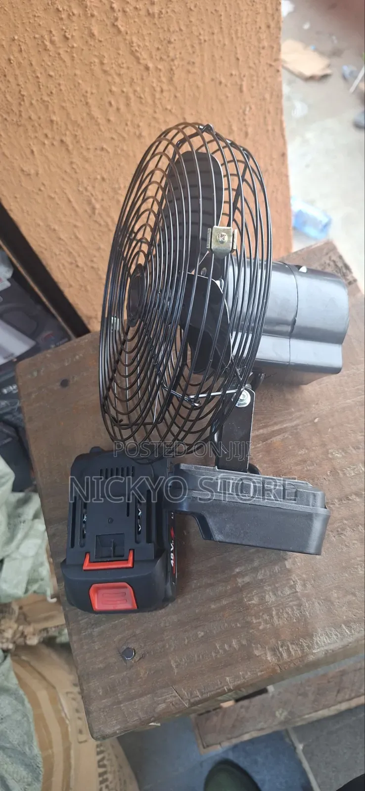 8-Inch Rechargeable Rotating Fan