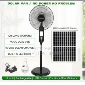 Dc Solar Power Fan