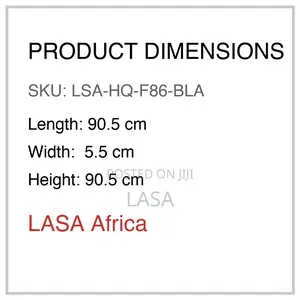 Lasa Square 86cm Folding Card Table - Black