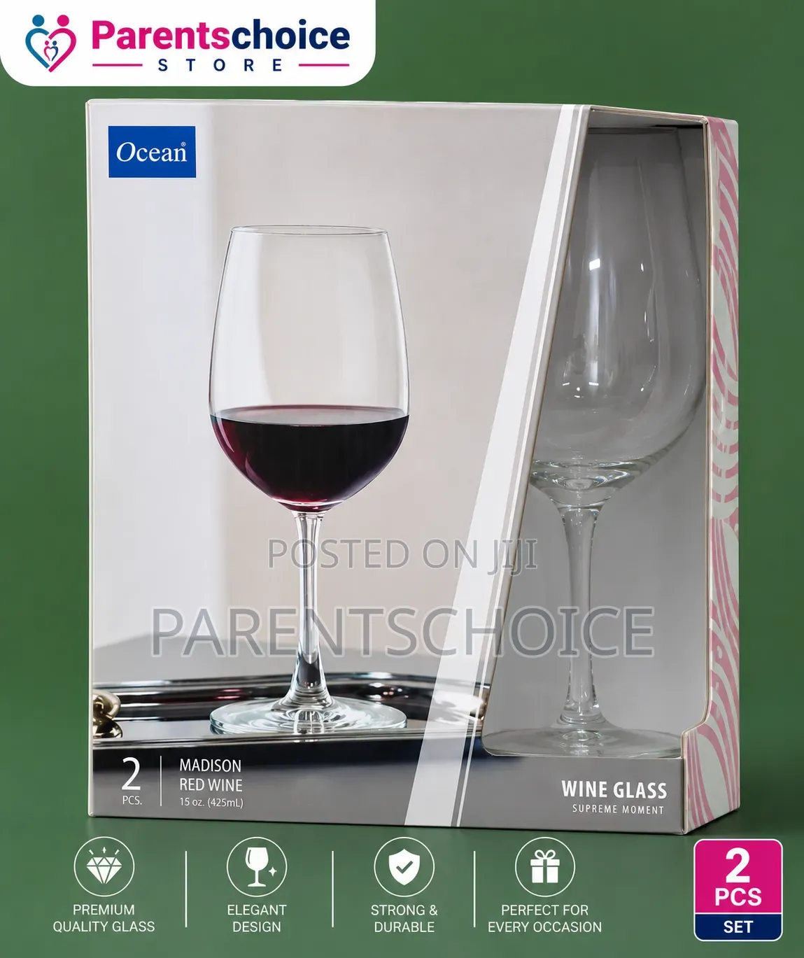 Ocean Madison Red Wine Glass Set (2 Pieces)