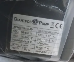 1hp Ac/Dc Surface Pump,With Control Box and Automatic Pressure Control