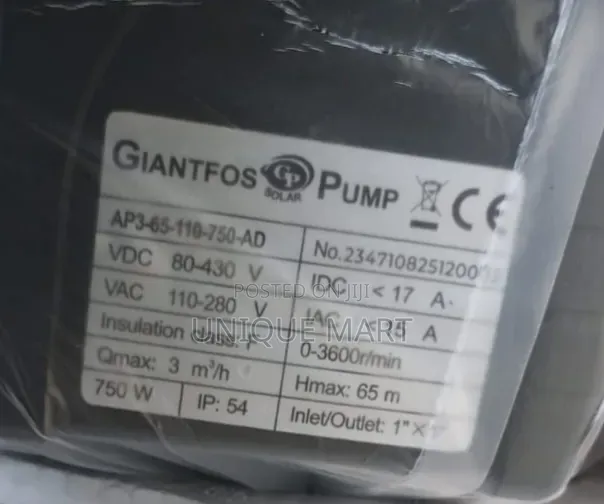 1hp Ac/Dc Surface Pump,With Control Box and Automatic Pressure Control