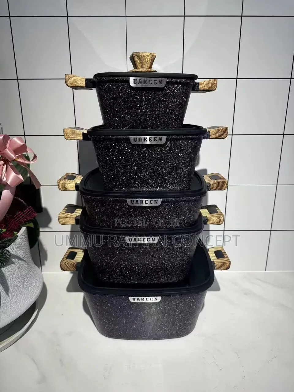 10pcs Uakeen Germany Cookware Set