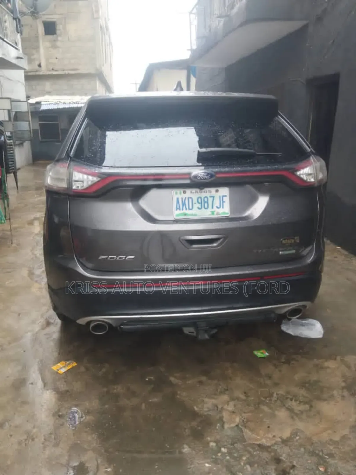 Ford Edge Titanium 4dr AWD 2017 Gray