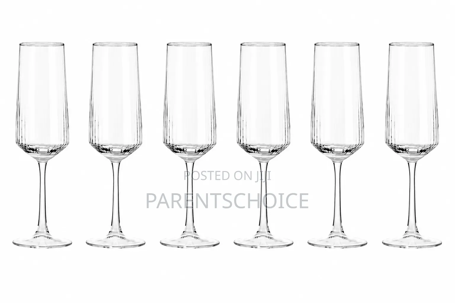 Deli Glass Goblet Set – 6 Pieces (230ml)