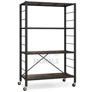 4 Tier MDF Foldable Shelf