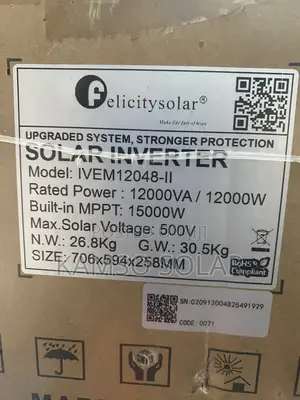12kva 48v Felicity Ivem Hybrid Inverter