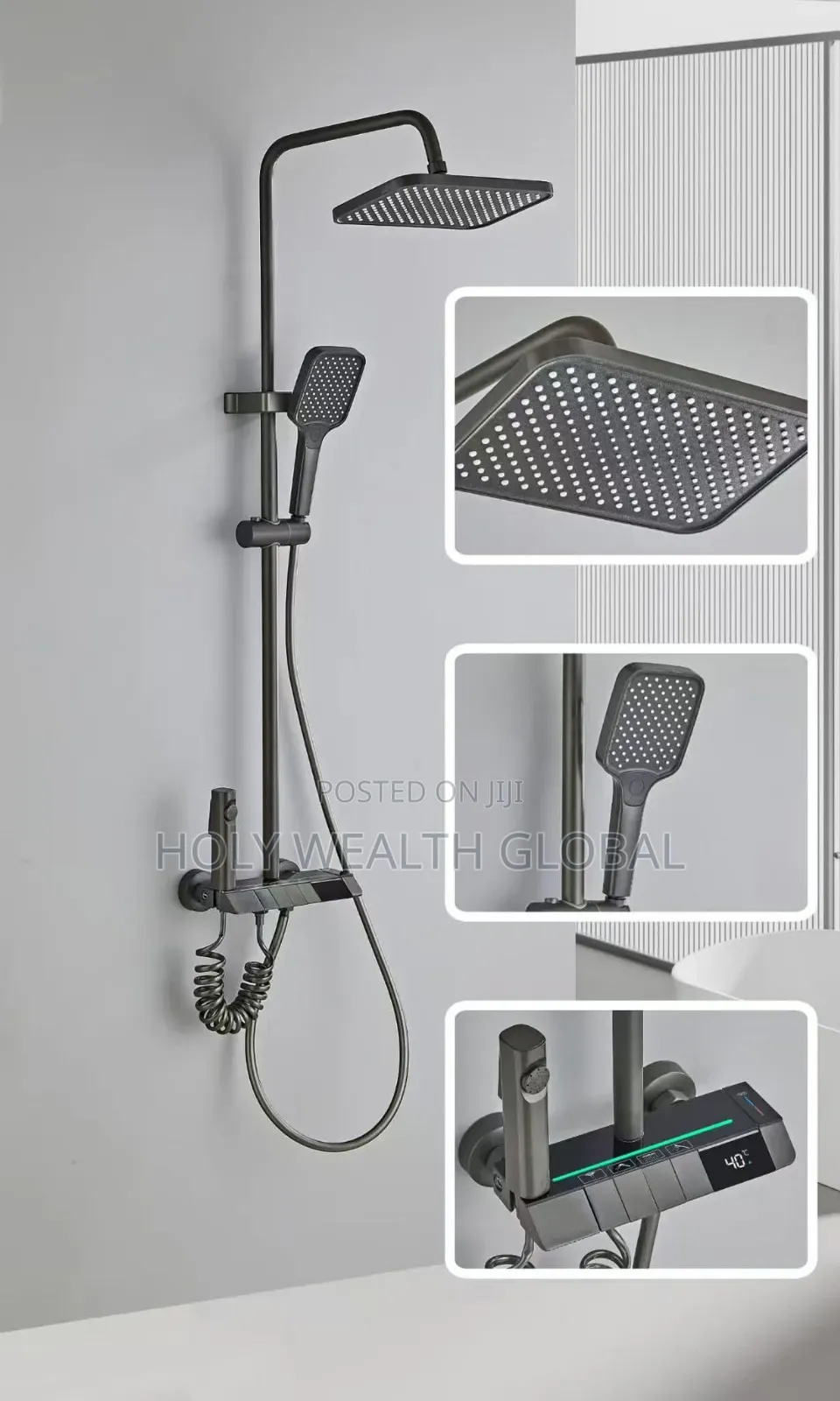 Smart Luxury Copper Shower