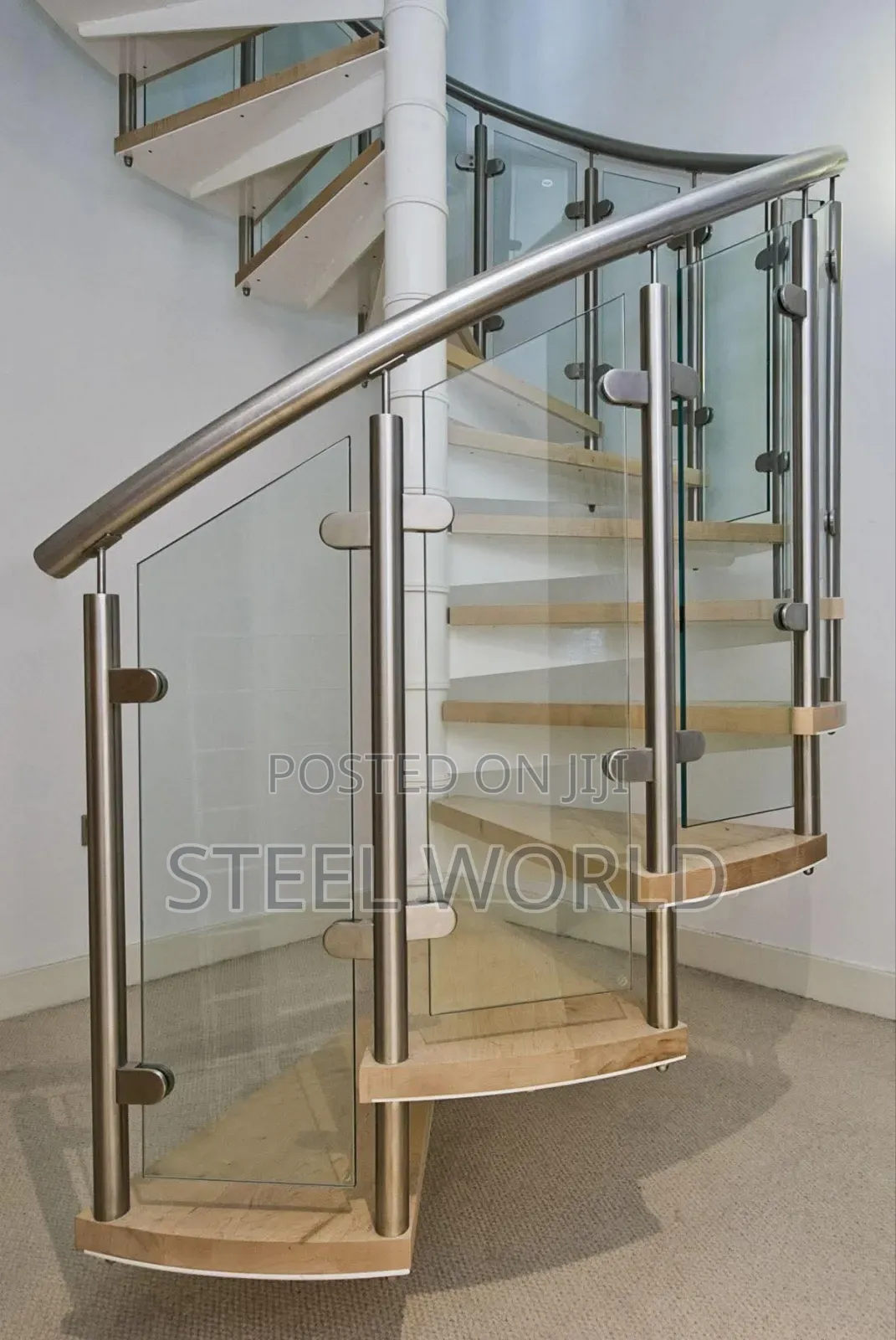 10m Glass for Spiral Step