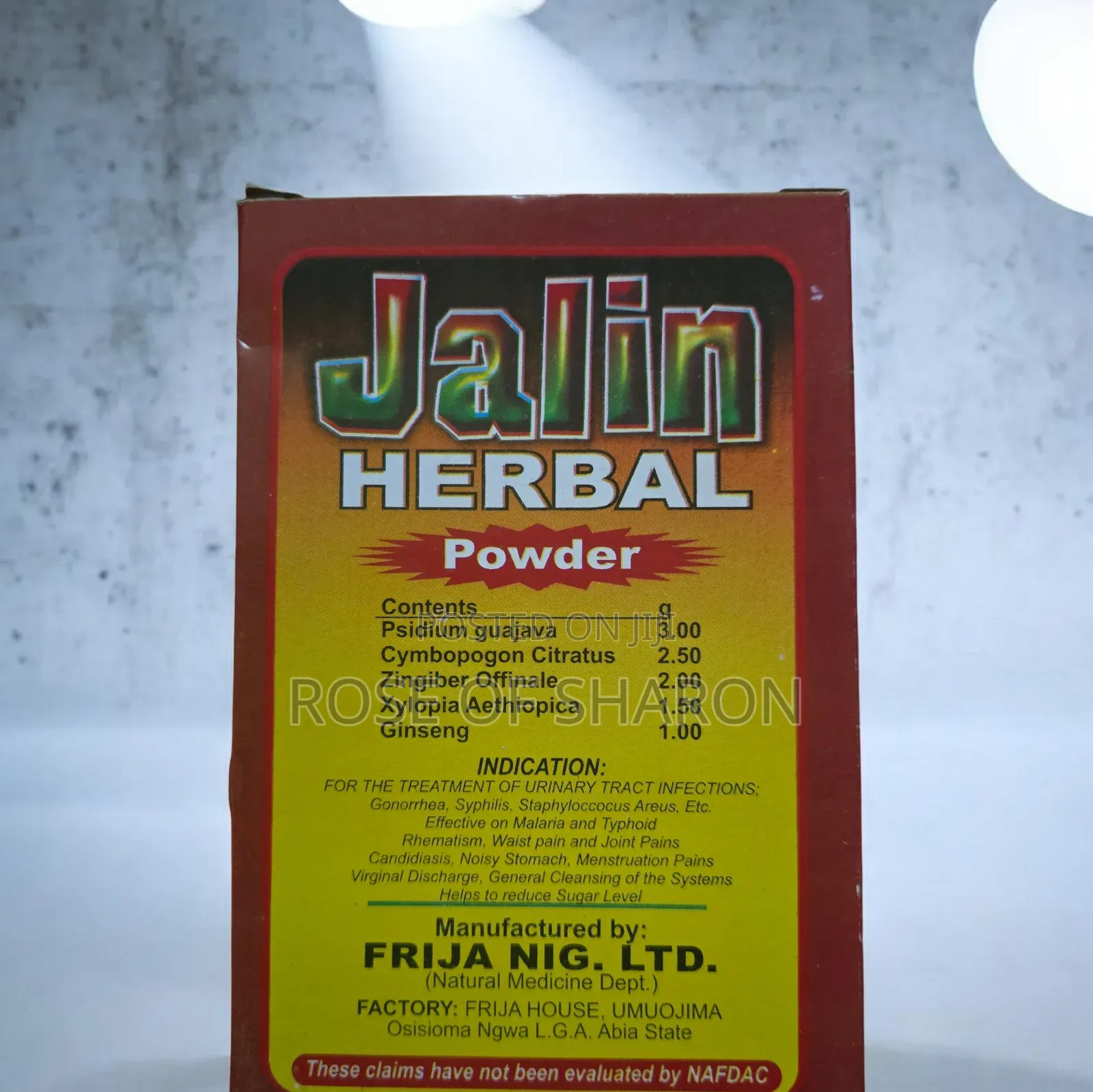 Jalin Herbal Powder for Infection Flusher