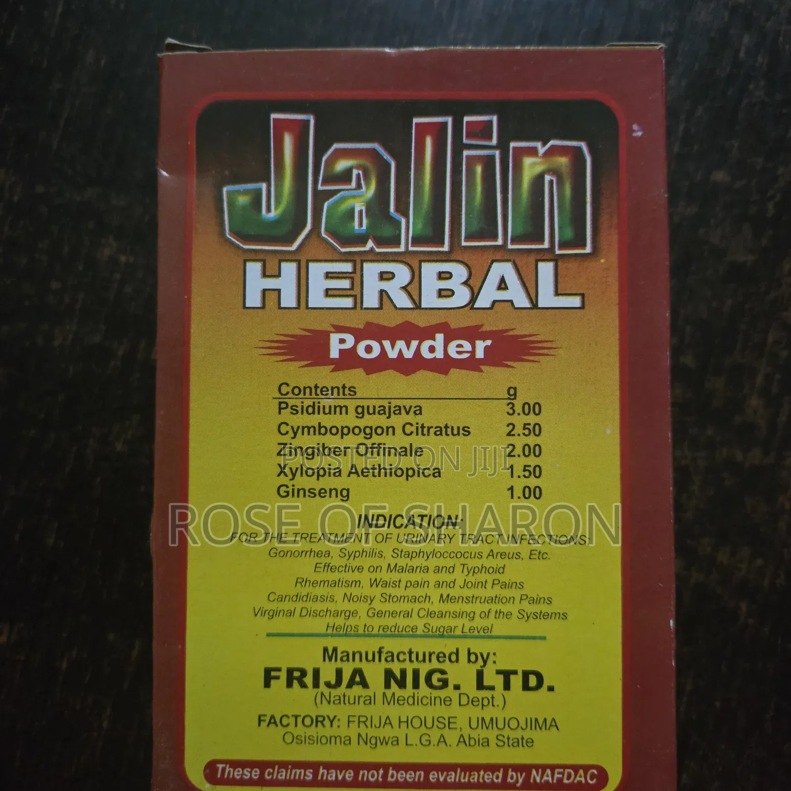 Jalin Herbal Powder for Infection Flusher