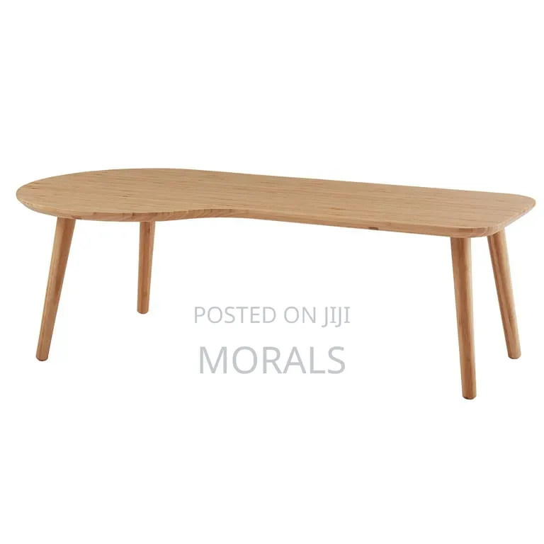 Oval Bamboo Center Table