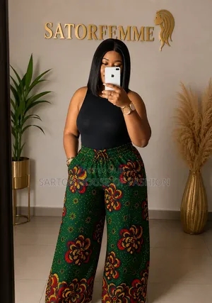 Ankara Drawstring Pant S-2xl