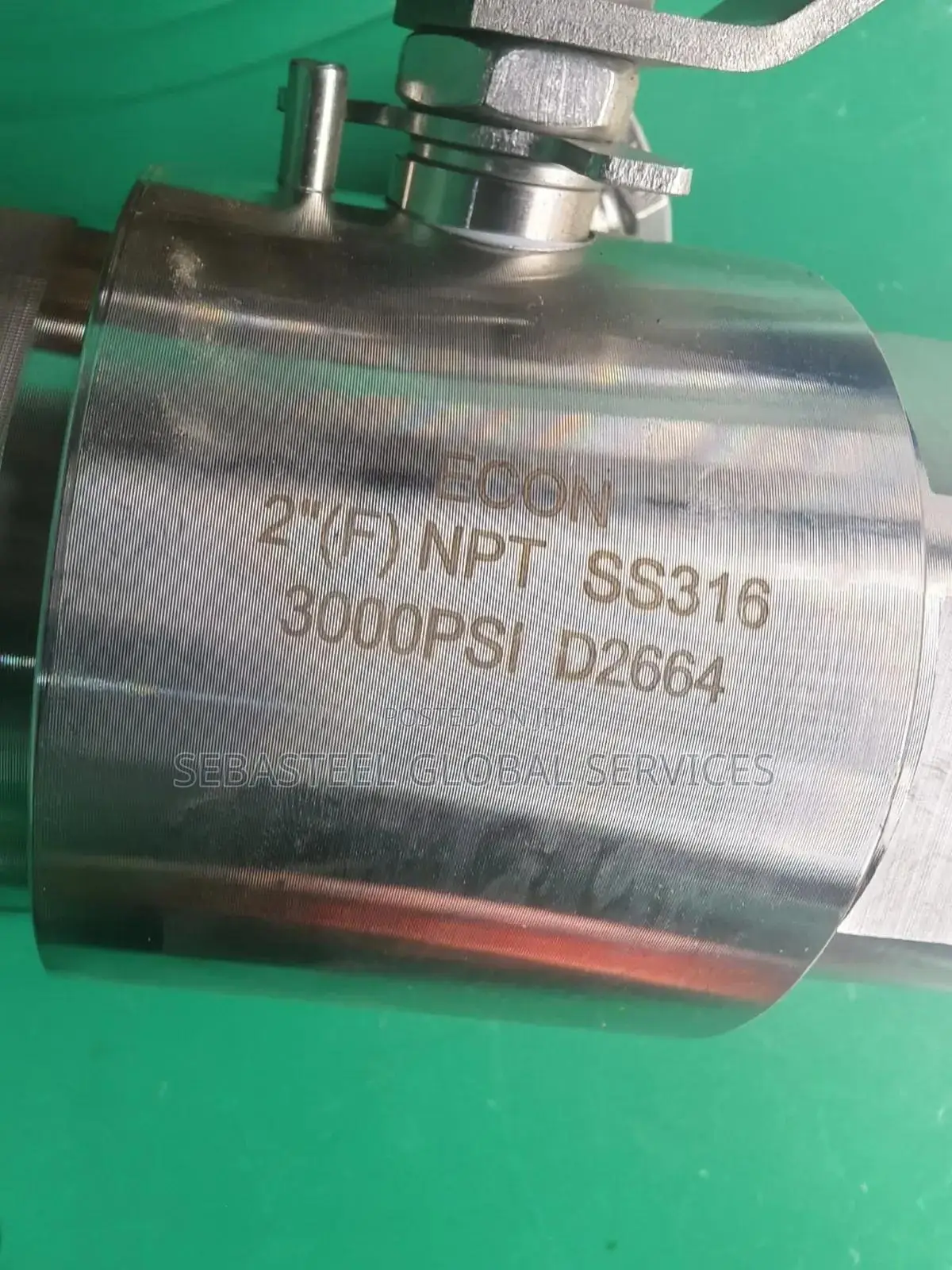 2" Stainless Ball Valve 3000psi