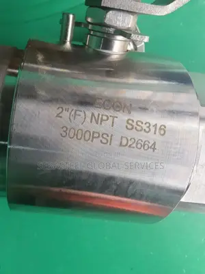 2" Stainless Ball Valve 3000psi