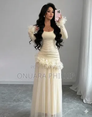 Elenzga Bodycon Mesh Maxi Dress With Tulle Ruffle Trim