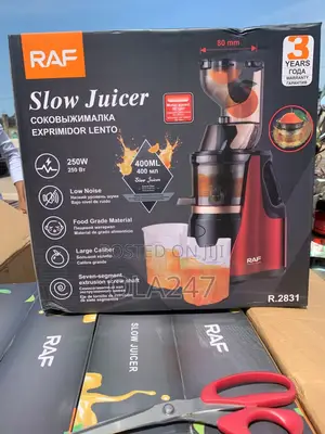 Brand New Raf 250w Cold Press Slow Juicer – Large Feed Chute