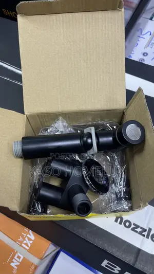 Black Hand Held Bidet Spray