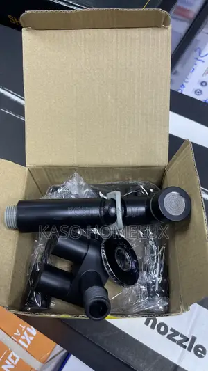 Black Hand Held Bidet Spray