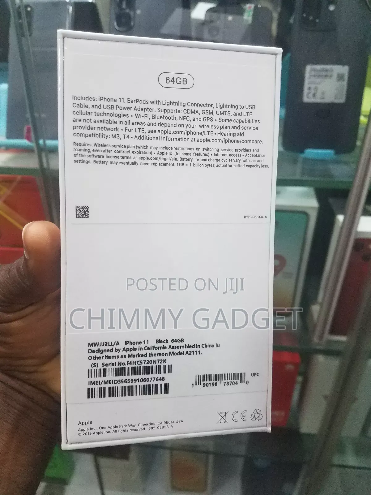 New Apple iPhone 11 64 GB Black
