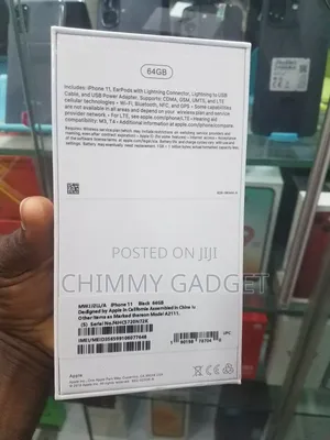 New Apple iPhone 11 64 GB Black