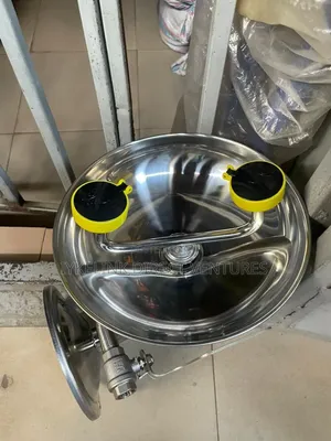 Stainless Steel Wall-Mounted Emergency Eye Wash