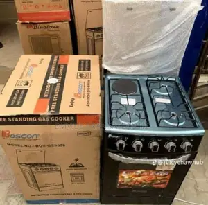 Brand New Boscon 50x50 Gas Cooker 3+1 With Oven