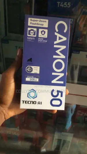 Tecno Camon 50 256 GB Black