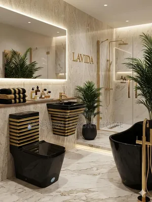 Luxury Toilet Seat With Hanging Washing Hand Basin