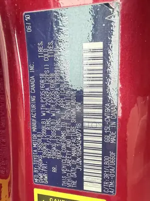 Lexus RX 2011 Red
