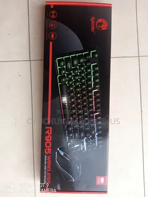 Rechargeable Gamming Wireless Keyboard and Mouse Branded New