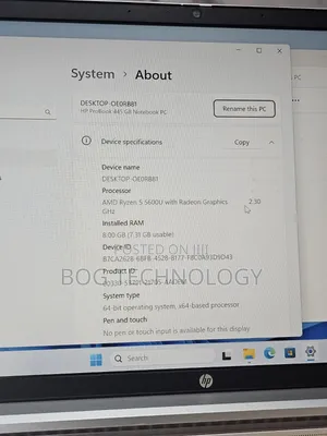 Laptop HP ProBook 445 G8 8GB AMD Ryzen 5 SSD 256GB