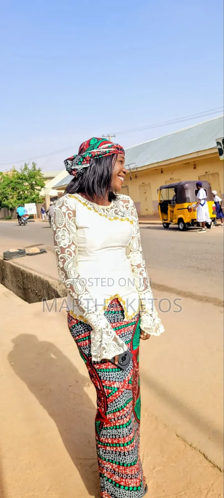 Ready Made Ankara Skirt Blouse