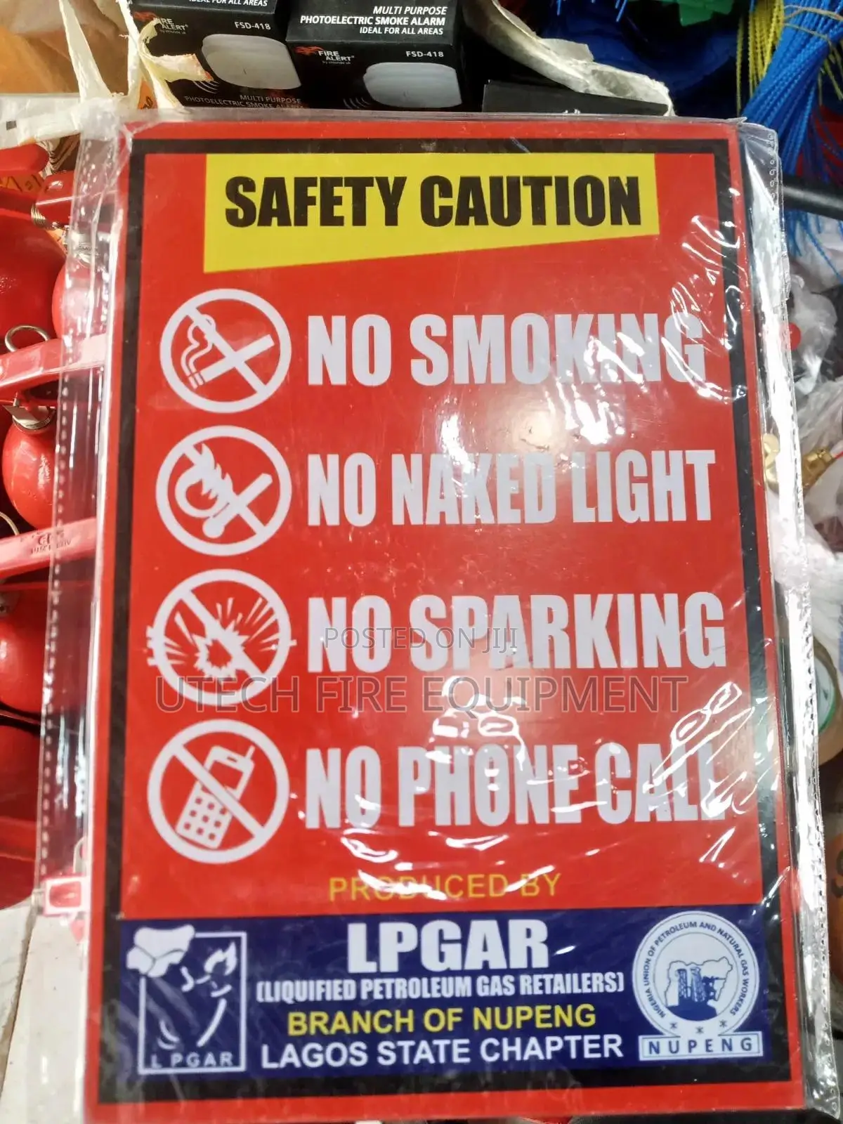 Fire Safety Caution Only
