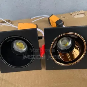 Recessed Led Cob Downlights With Adjustable Spotlight