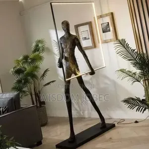 Stylized Humanoid Sculpture Floor