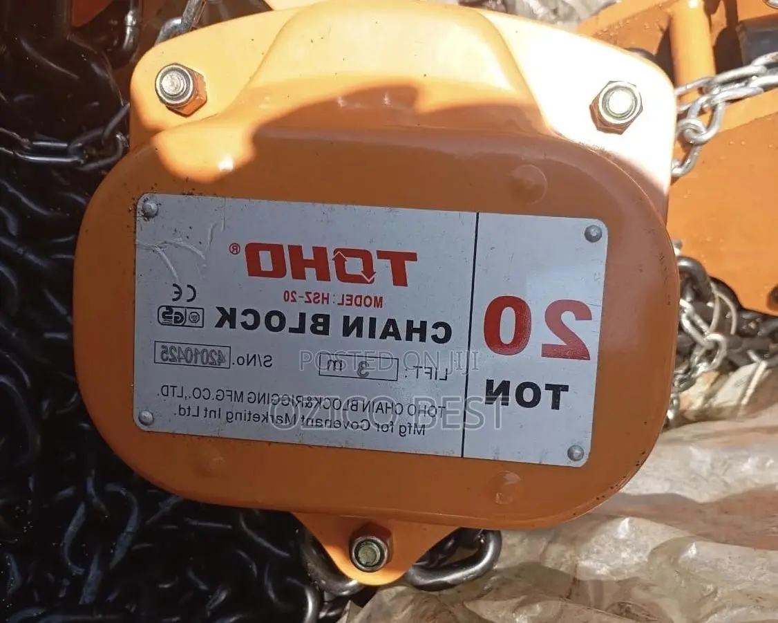 20 Ton Manual Chain Block,