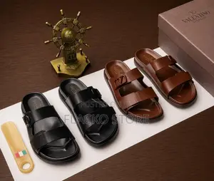 Original Valentino Garavani Leather Slippers