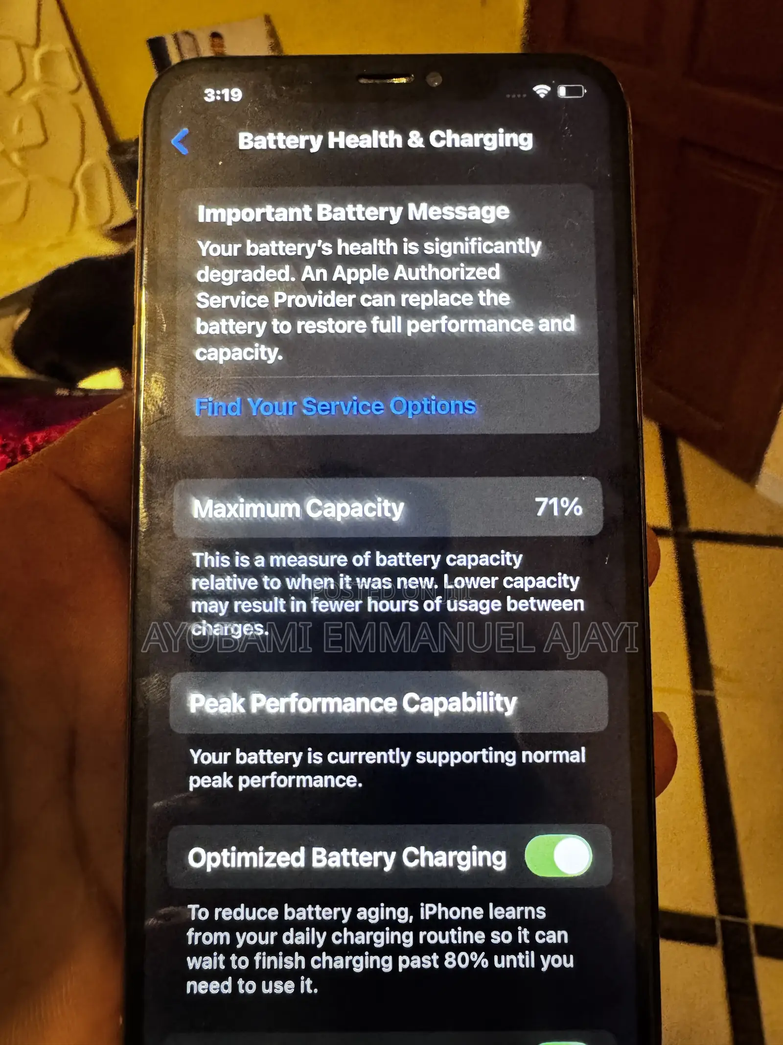 Apple iPhone XS Max 64 GB Gold