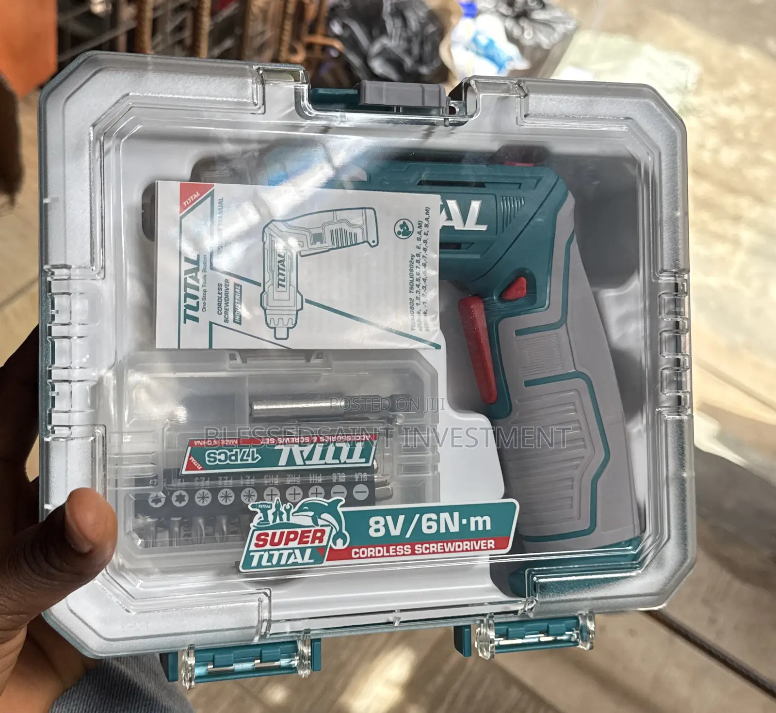Total Cordless Screwdriver 9v/6n.M