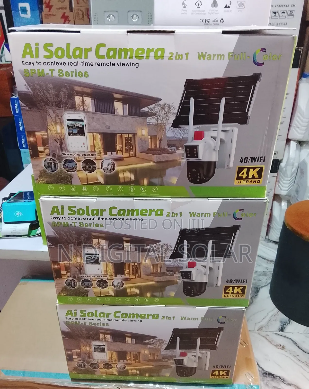 2lens Solar Camera V380 Pro