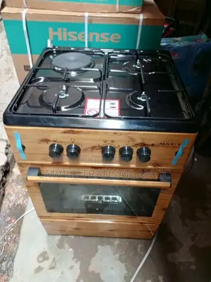 Brand New Maxi Cook 60x60 Gas Cooker 3+1 With Grill Oven
